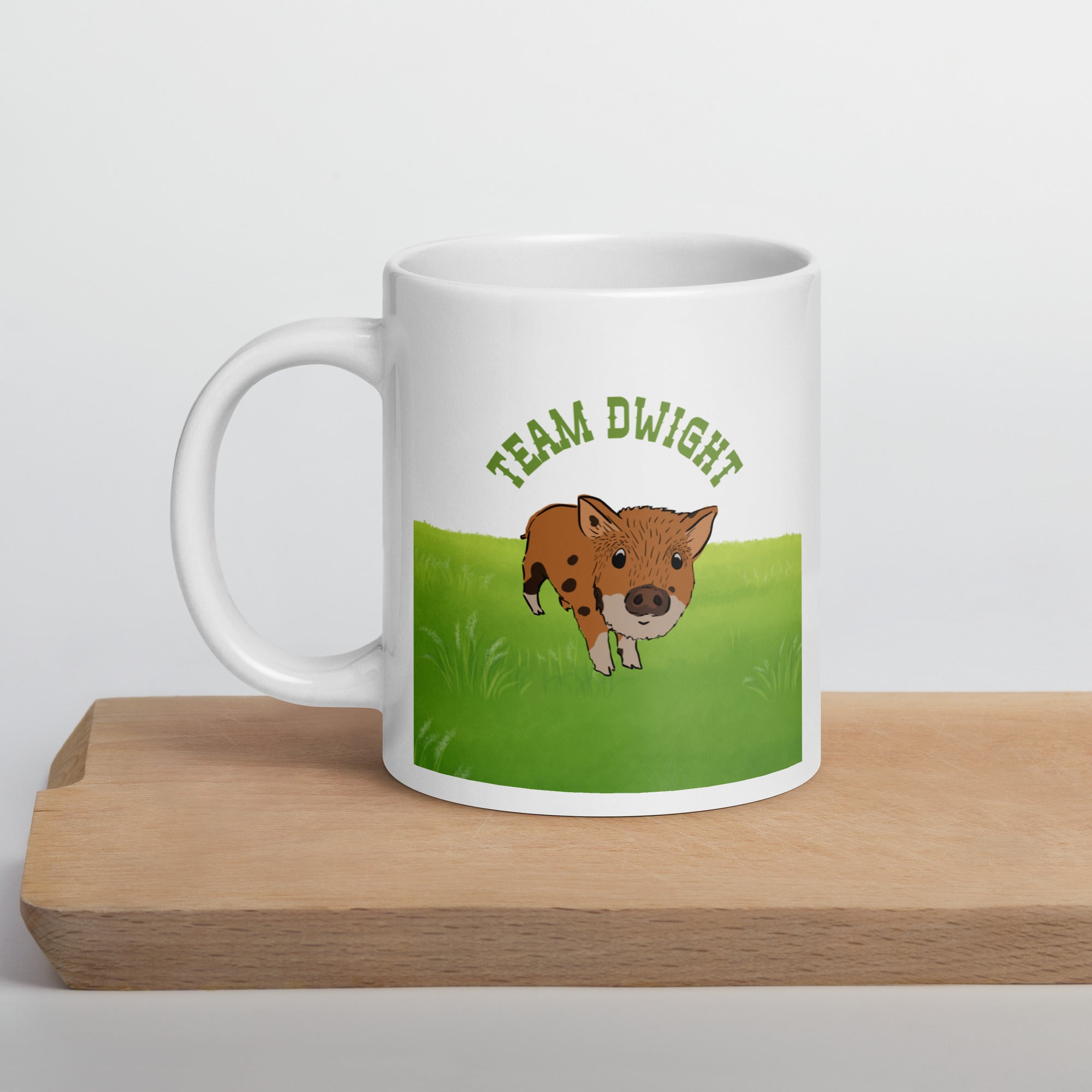 Dwight the Pig Mug  11oz, 15oz, or 20oz | Microwave & Dishwasher Safe   The Real Cluffs